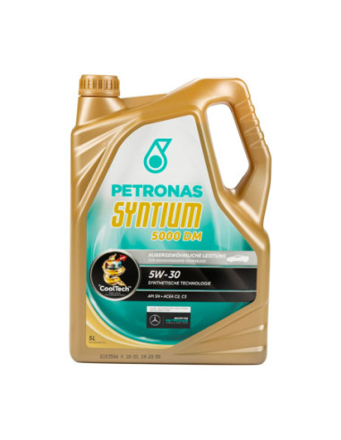 Total Syntium 5000 5W30: Olio Motore Sintetico per Prestazioni Elevate e Protezione