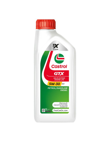 Castrol GTX RN17 5W30: Olio Motore Sintetico per Protezione Motore e Risparmio Carburante