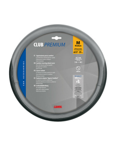 Club, coprivolante in Skeentex - M - Ø 37/39 cm - Nero/Grigio