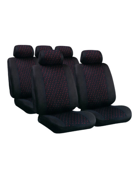 Glamur, set fodere coordinate in jacquard - Nero