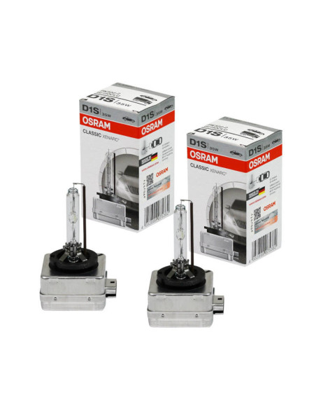 Coppia Osram Xenarc Classic 66140CLC D1S Lampadina Xeno 85V 35W Auto