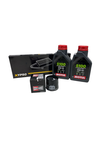 Kit tagliando Honda SH 300 1° serie dal 2007 al 2013 con filtro olio/aria + olio Motul 5100 10w40