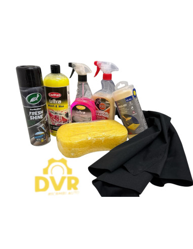 Kit 7 Pezzi Pulizia Auto Interni ed Esterni - VARIE PROFUMAZIONI