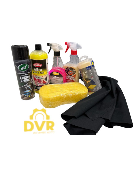 Kit 7 Pezzi Pulizia Auto Interni ed Esterni - VARIE PROFUMAZIONI