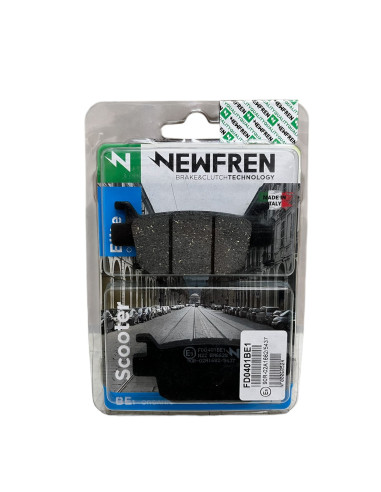 Pastiglie Freno Posteriori Newfren Per Honda Sh 125/150 2009/2024, Sh 300/350 2014/2024