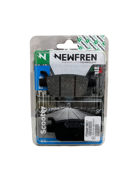 Pastiglie Freno Posteriori Newfren Per Honda Sh 125/150 2009/2024, Sh 300/350 2014/2024